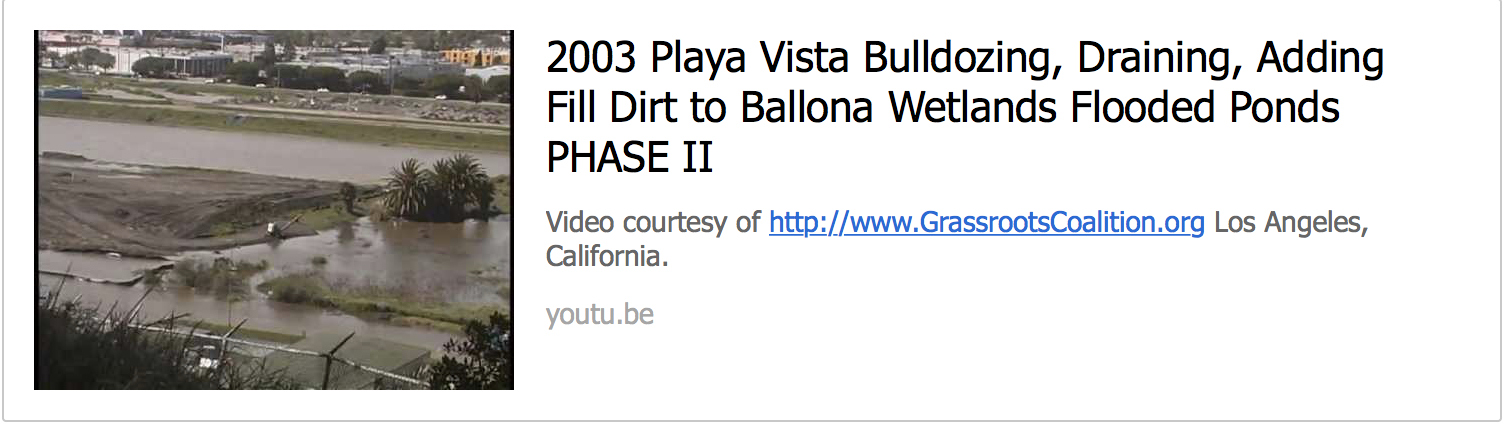 Ballona.Wetlands.Playa_.Vista_.Bulldozing.Draining.Fill_.Dirt_.Flooded.Ponds