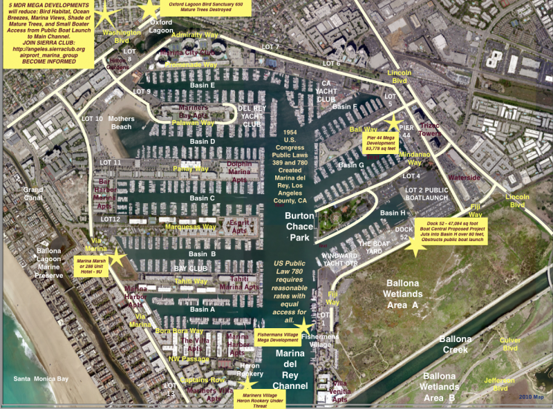 Marina Del Rey Map Marina Del Rey | Grassroots Coalition